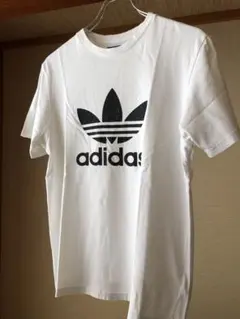 アディダス adidas Tシャツ 白 ホワイト ロゴ擦れ雰囲気◎