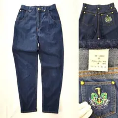 2921 TRUSSARDI JEANS デニムパンツ 刺繍ロゴ 44 日本製のサムネイル