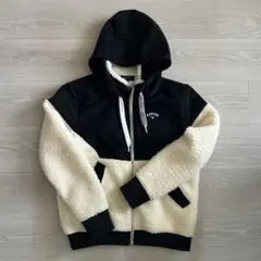 callaway フリースジャケット M ブラック/アイボリー