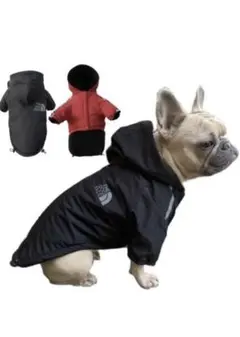 The Dog Face 犬用ジャケット ブラック Mサイズ