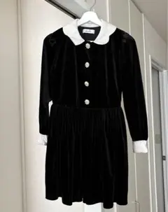 ♡dazzlin/ダズリン♡ベロアワンピ/ビジューワンピース　Fサイズ