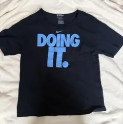 NIKE DOING IT. Tシャツ ブラック XL オフショル　リメイクのサムネイル