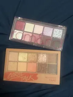 rom&nd & CLIO アイシャドウパレット2点セット