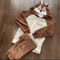 新品　ディズニー　チップとデール　130cm フリース　パジャマ　ハロウィン