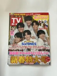 TVガイド 2025年新春特大号　抜け無し