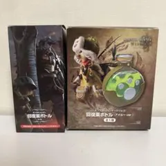 モンハンワイルズ 回復薬ボトル アイルー モンスターハンター カプコンカフェ カプコン、『モンスターハンターワールド：アイスボーン』より