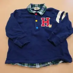 ホットビスケッツ　ポロシャツスタイル トレーナー