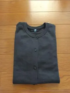 【Uniqlo】丸首カーディガン 130cm ネイビー