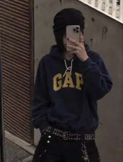 00s OLD GAP 短丈hoodie y2k city