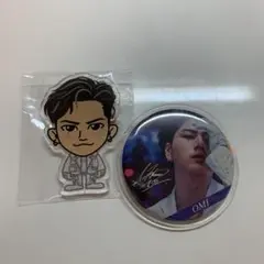 登坂広臣　実写缶バッチ ピンバッチ