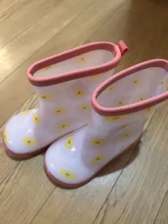 moujonjon キッズ レインブーツ 17.0cm 花柄のサムネイル