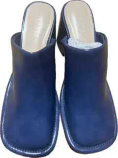 MOUSSY マウジー フェイクレザー SQUARE TOE ミュール パンプス