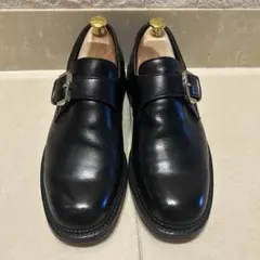 【美品】REGAL 革靴　ブラックレザー　シングルモンクストラップ