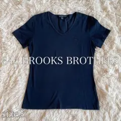 ブルックスブラザーズ　ワンポイントVネックTシャツ S ネイビーのサムネイル