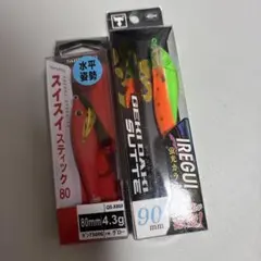 スイスイスティック80 ジャッカル　ゲキダキスッテ90 イカメタル　オモリグのサムネイル
