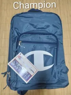 【新品未使用】Champion /デイパック/ライトネイビー/ダブルジップ/軽量のサムネイル