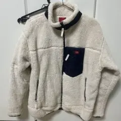 Dickies フリースジャケット M ホワイト・ネイビー