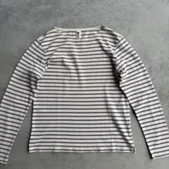 美品 マーガレットハウエル MHL. ボーダー バスクシャツ 綿 М
