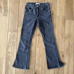 【ZARA】キッズ グレー デニムパンツ 140cm