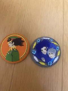 ジブリ　刺繍ブローチ　ハウルの動く城　２種