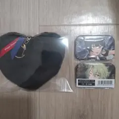 あんさんぶるスターズ 朔間凛月 巴日和 まるかく缶バッジ 缶バッジケース