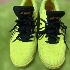 asics フットサルシューズ イエロー