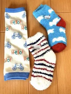 ベビー靴下 2足/レッグウォーマーセット