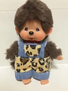 限定品】モンチッチ Sサイズ サロペット ハンドメイド ヒョウ柄 豹柄