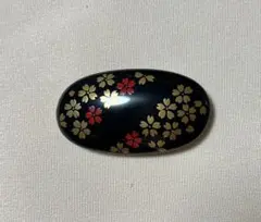 帯留め　桜の柄
