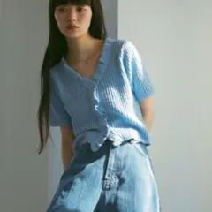 5 CASA FLINE×YANUK フリルカラー ショートトップス 23ssのサムネイル