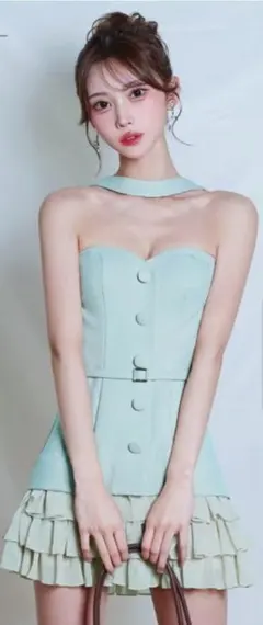 Sugar　AngelR　完売！チョーカーデザインベアトップドレスM