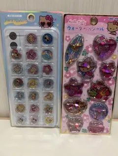 【正規品】ウォーターシール サンリオ おはじきシール 日焼けキティ