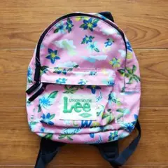 Lee キッズ リュック ピンク トロピカル柄