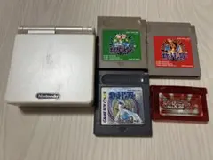 任天堂 ゲームボーイアドバンスSP 【本体】 ゲームソフト4本セット