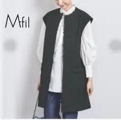 Mfil ブラック ロングベスト（新品未使用品✨） 2026年最新】M.Fil レディース ベスト・ジレの人気アイテム - メルカリ