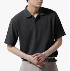 Damerinoヘリンボンポロシャツ