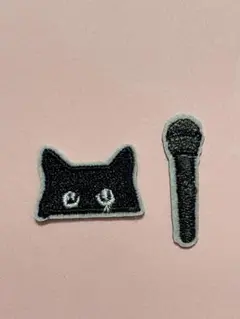 ●BTS SUGA マイク　ワッペン　セット