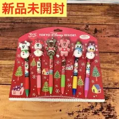 ディズニーランド 35周年 クリスマス 2018 鈴付き ボールペンセット