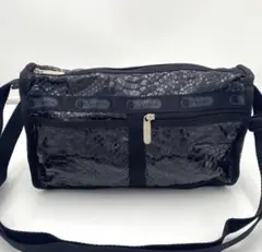 レスポートサック　ショルダーバッグ パイソン柄 ヘビ