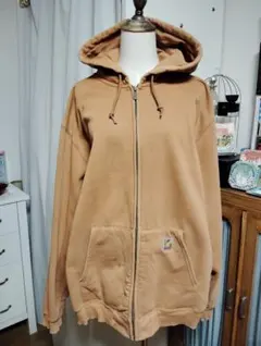 Carhartt カーハート ベージュ フルジップパーカー メンズ レディース