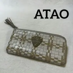 ATAO アタオ limo リモ ルーク アイボリー L字長財布のサムネイル