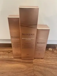 BELLEQUAGE スキンケア3点セット 化粧水 美容液 クリームのサムネイル