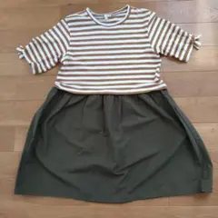 samansa Mos2 Lagom 半袖ワンピース