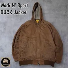 Work n' Sport極フェードダック地アクティブジャケット裏ボア