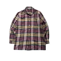 7BS2 90’s チェックシャツ　レトロ　アメカジ　古着used