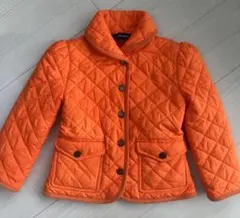 Ralph Lauren キッズ キルティングジャケット 4/4T オレンジ