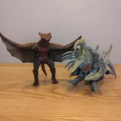 ガメラ　ソフビ　レギオン　ギャオス　バンダイ　2体セット