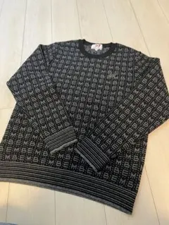 新品✳︎マスターバニーエディション✳︎総ロゴニット．セーター