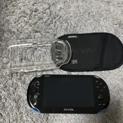 PSVitaブラック/アクア・ブルーメモリーカード8GB ポーチ付き 数量モデル