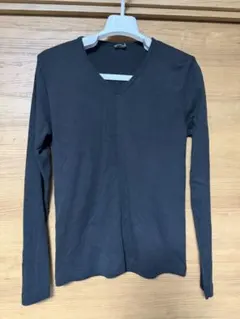 ブラック M 長袖カットソー